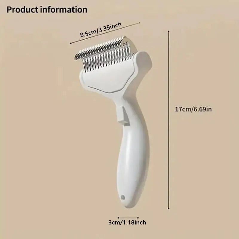Portable Pet Dog Grooming Brush Hair Removal Tool For Dogs Self Cleaning Comb Pet Products Professional Pet Deshedding