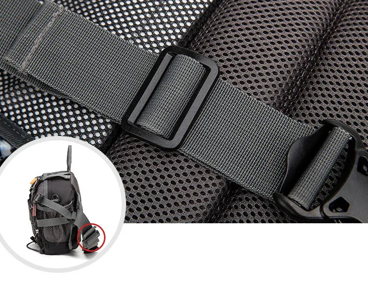 Camping Waist Chest Bag Outdoor Nylon Shoulder Bag Crossbody Travel Cycling Bicycle Riding Running Handbags Climbing Men's Bags