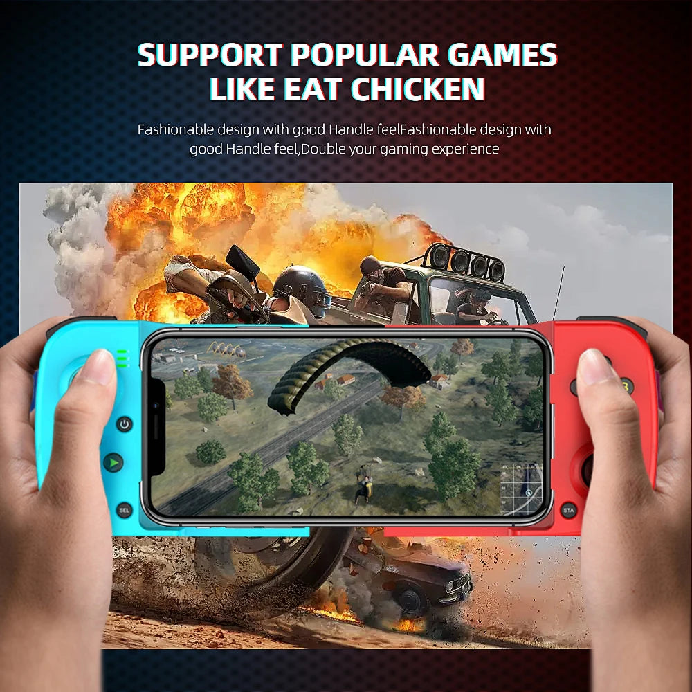 Cell Phone Gamepad Joystick For iPhone Android Control Bluetooth Controller Trigger Pubg Mobile Game Pad Gaming Cellphone Mando
