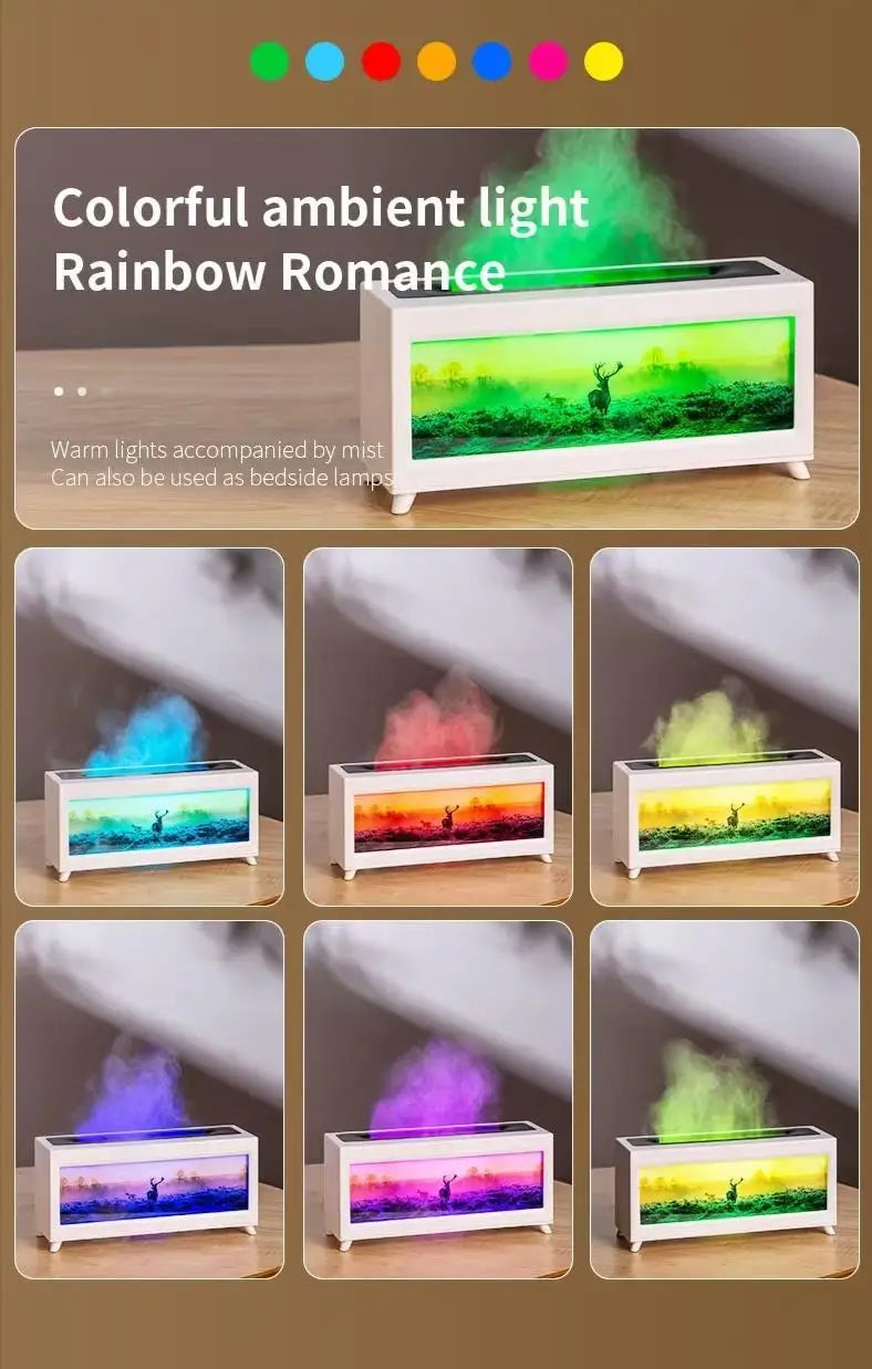 Christmas Elk Aromatherapy Machine, Intelligent Timed Power Off, Remote Control, Fine Mist Essential Oil Diffuser Humidifier