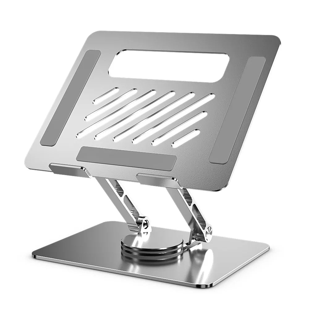 360 Swivel & Adjustable Laptop Stand for Desk Foldable & Portable Computer Stand for All Laptops up to 15.6 inches