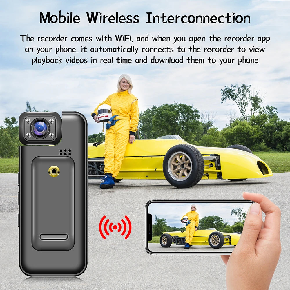 Ultra HD 4K WiFi Mini Camera Portable Digital Video Recorder Police BodyCam Infrared Night Vision Sports DV Riding Camcorder 카메라