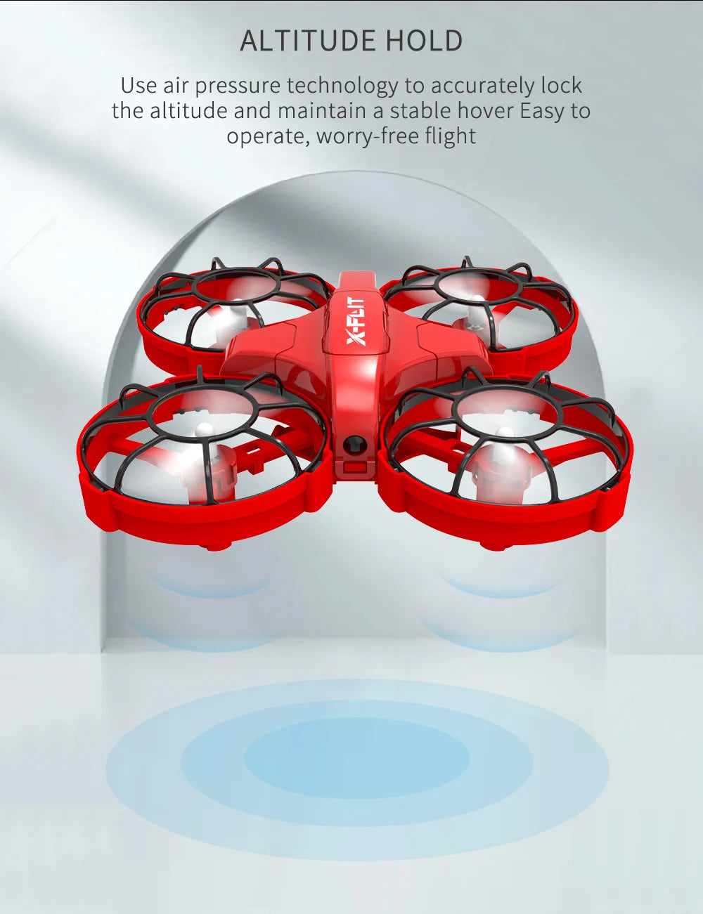 2.4G JJRC 4-rotor drone with multiple modes of gameplay, 360 ° rolling sea, land, and air three in one children's toy