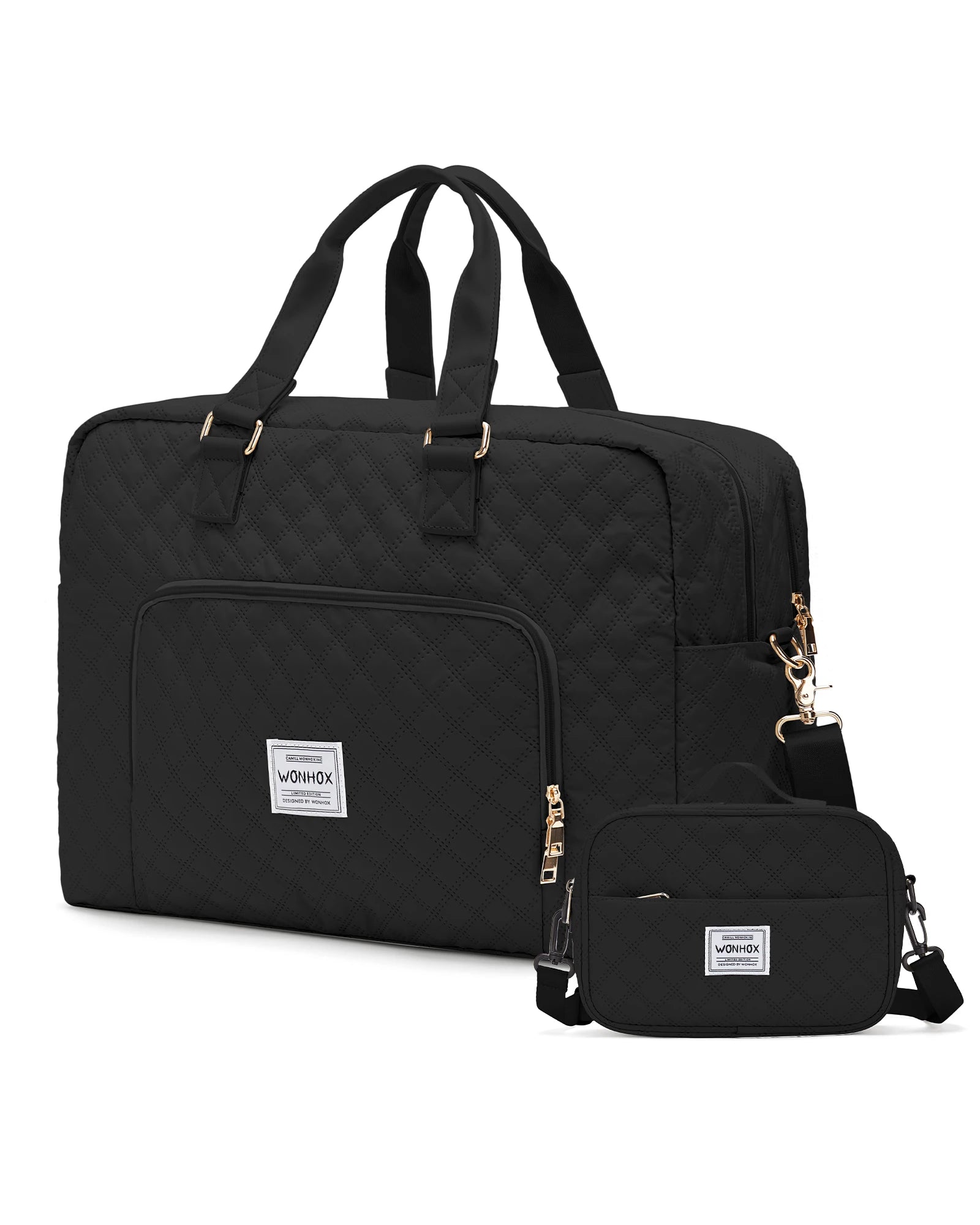 Travel Bag for Woman ,Carry On Foldable Travel Bag,Weekender Overnight Bag,Simple Women's Clothing Backpack Luggage Handbag，blue