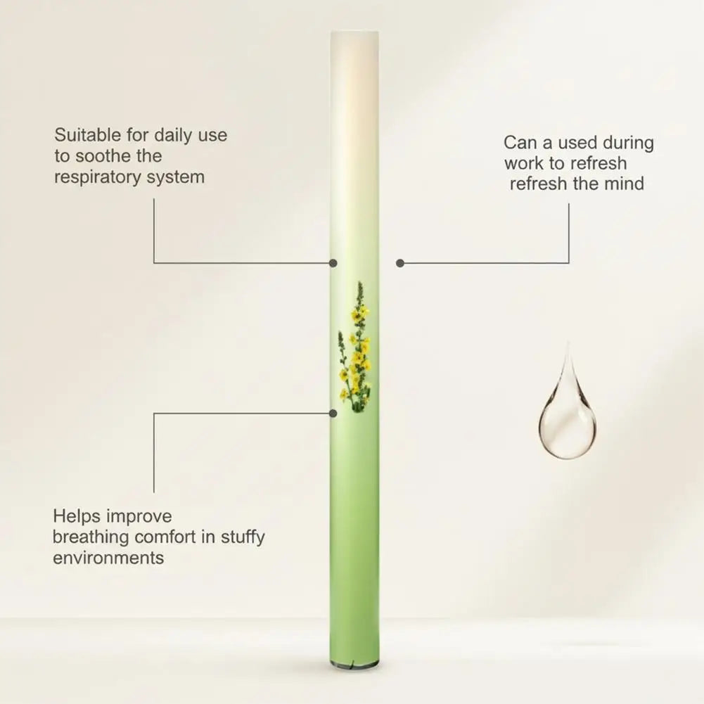 Herbal Diffuser Natural Herbal Energy Bar Lung-Clearing Ingredients Improve Respiratory Health Relieves Fatigue 4bars/Box