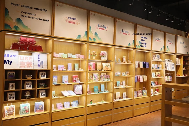 Handmade Christmas Gift Card Creative Design 3D Stereos High-end Blessing Small Thank You Card Festive Party Supply