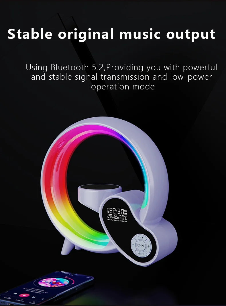 Smart Wake Up Light Night lamp for Bedroom Atmosphere Lamp with Sunrise/Sunset Simulation Bedside lamp for Sleep Nightlight