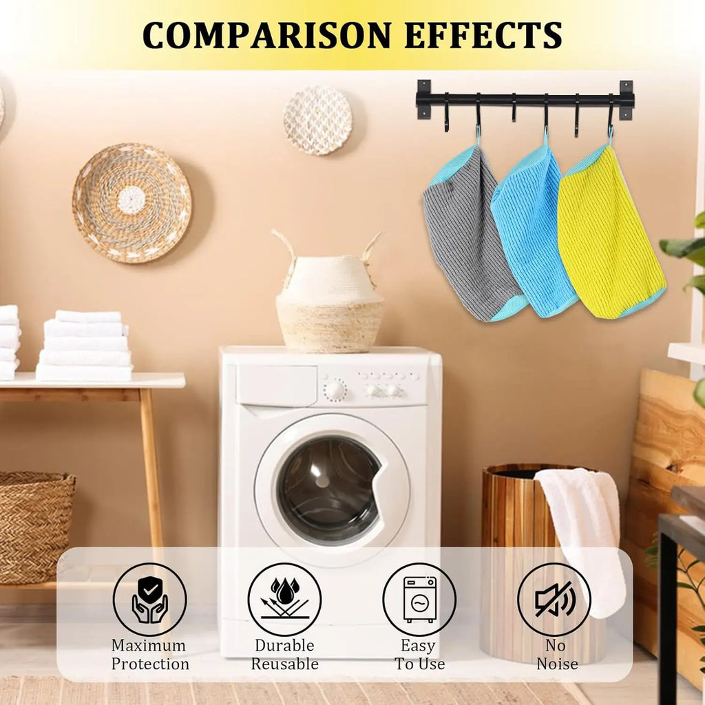 Laundry Bag Shoe Washing Bag Padded Net Protector For Fluffy Fibers Polyester Machine Friendly Drying Wash Bags For Shoes