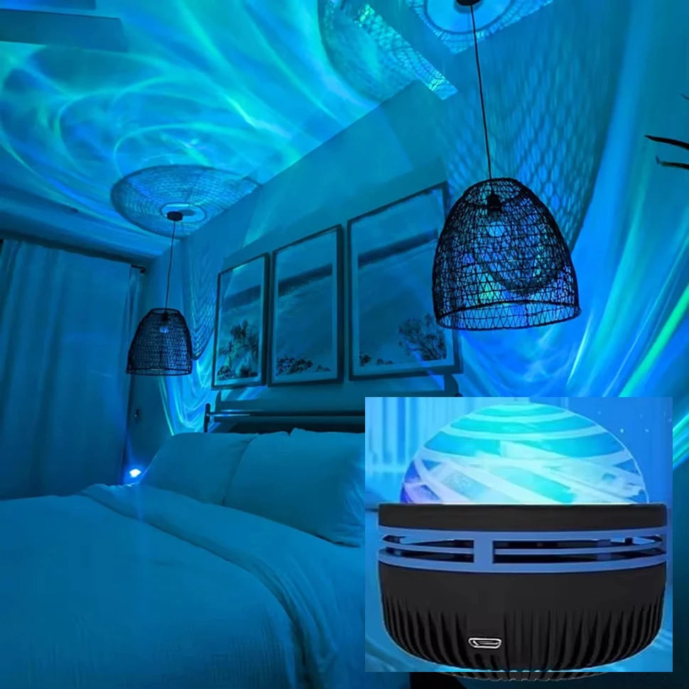 Galaxy Projector Water Ocean Wave