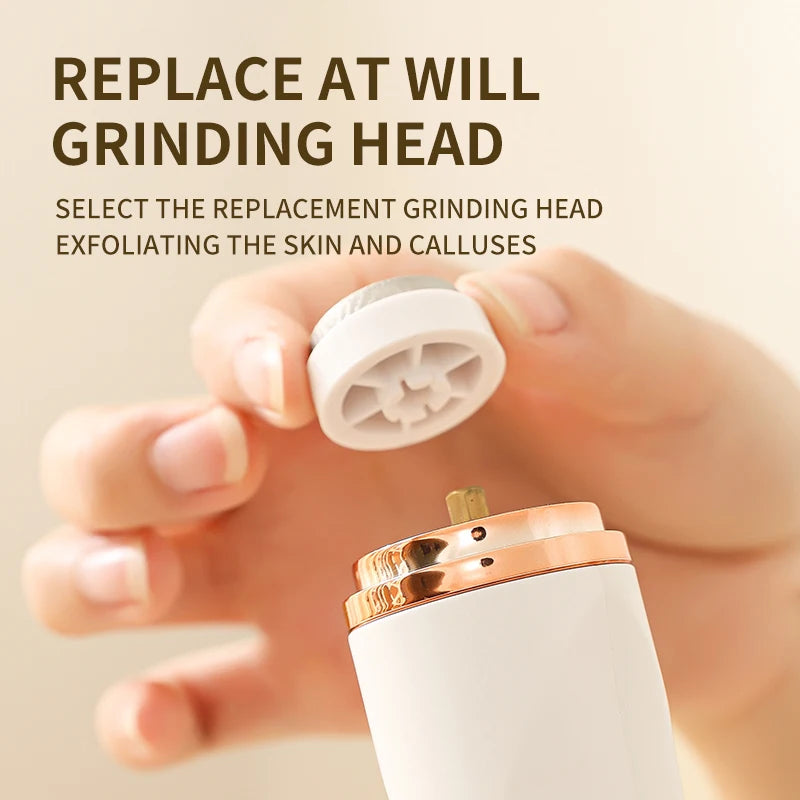 Electric Foot Grinder Automatic Foot Callus Rubbing Pedicure Dead Skin Callus Remover for Foot Rechargeable Foot Beauty Machine