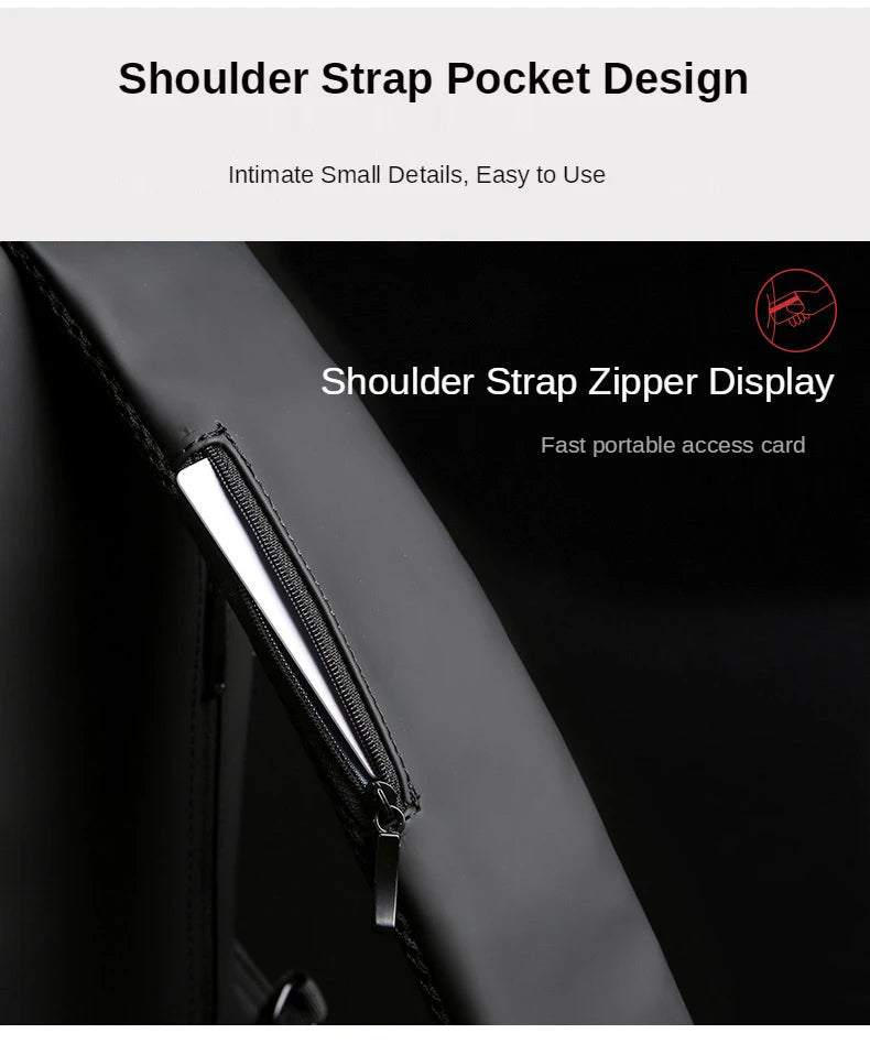 New Brand Designer Men Crossbody Bag PU Leather Classic Anti-Theft Shoulder Bag Chest Bag Multifunctional for Men