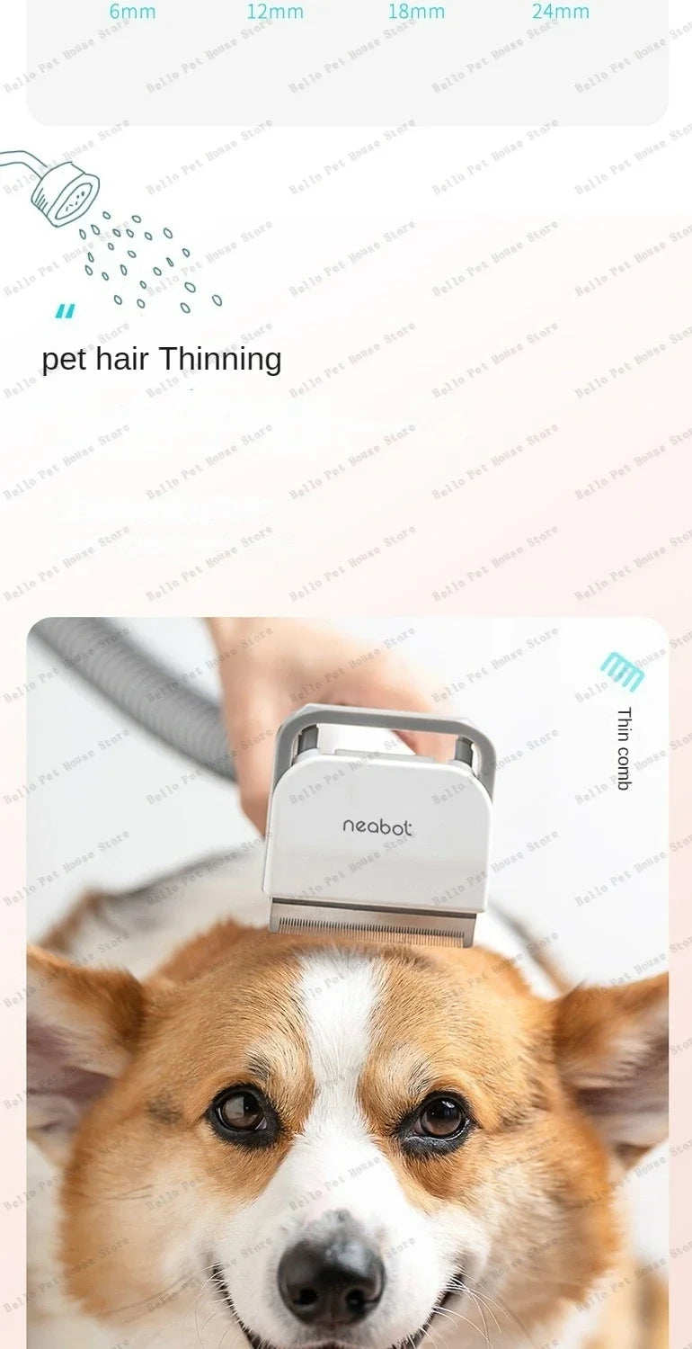 Pet Hair Trimmer  Pet Grooming Instrument Comb, Shave and All-in-one Multifunctional Cleaning Machine Dog and Cat Comb