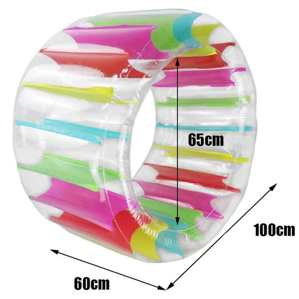 Inflatable Water Wheel  Inflatable Water Wheel Simming Pool Water Wheel Hamster Wheel Water Roller