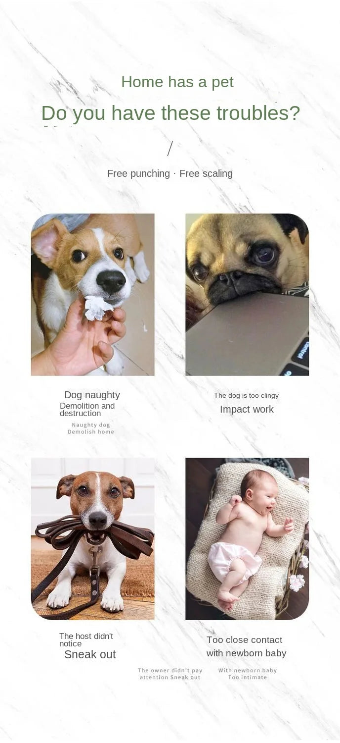 Pet Fence Barrier Gate Fence Cat & Dog Fence Indoor Fence For Medium & Small Dogs Prevents Dogs From Breaking Into Rooms