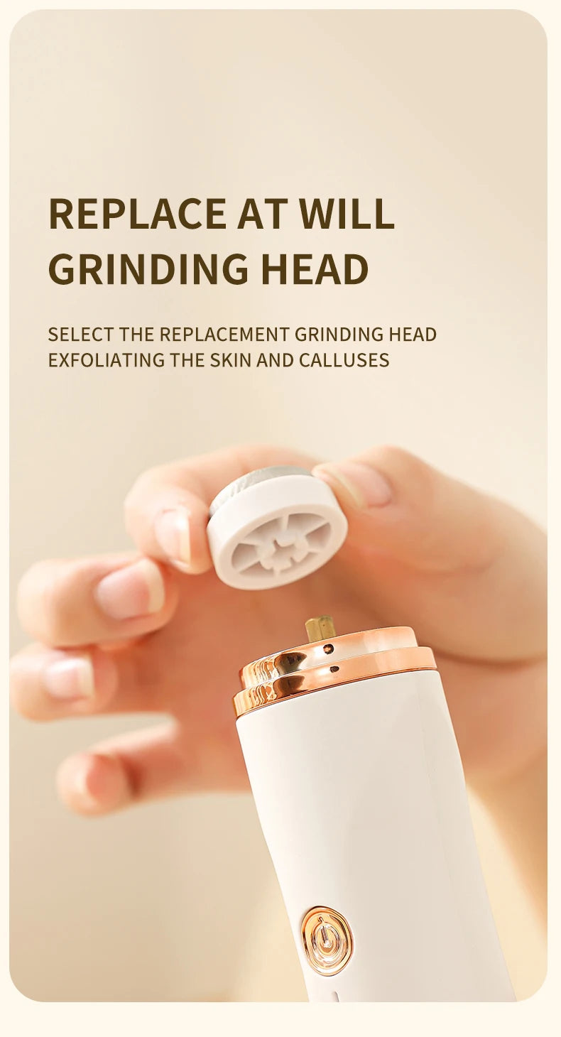 Electric Foot Grinder Automatic Foot Callus Rubbing Pedicure Dead Skin Callus Remover for Foot Rechargeable Foot Beauty Machine