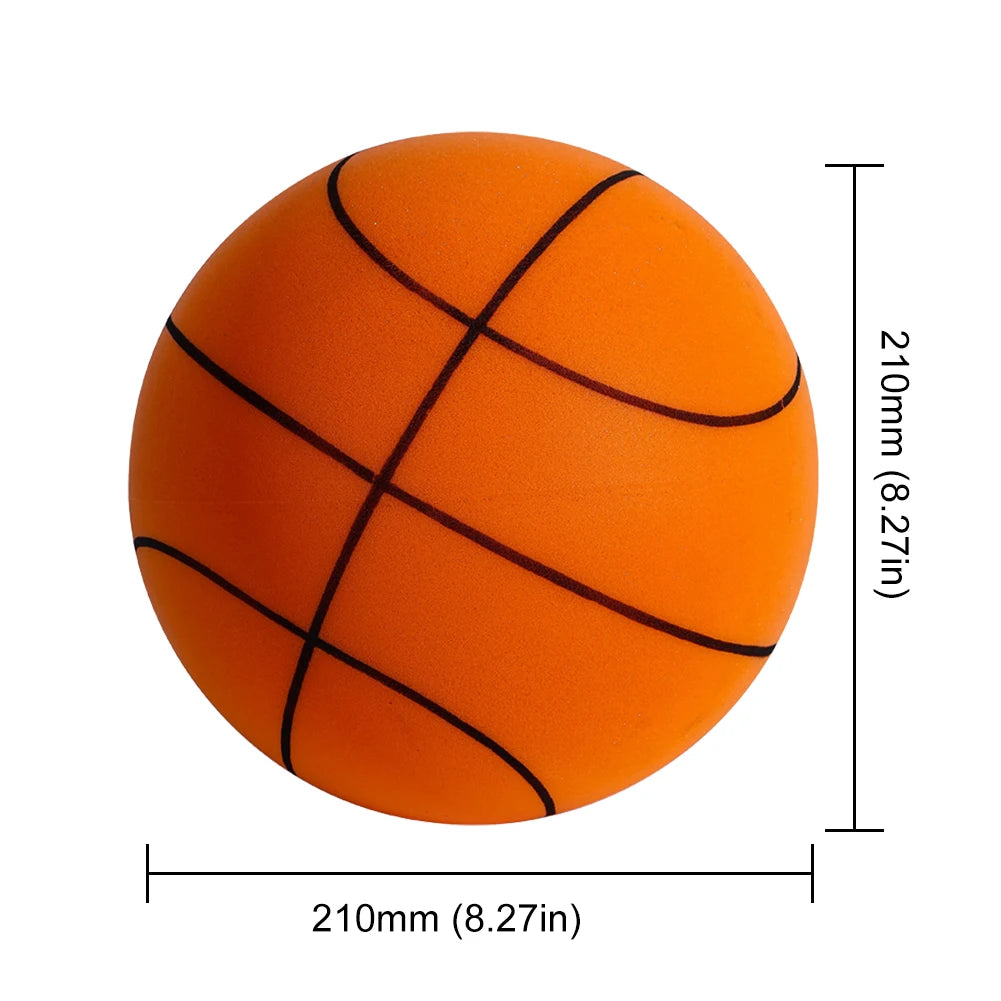 Bouncing Mute Ball Indoor Silent Basketball 24/21/18cm Silent Soft Foam Basketball Child Sports Toy Game Bounce Basket Balls