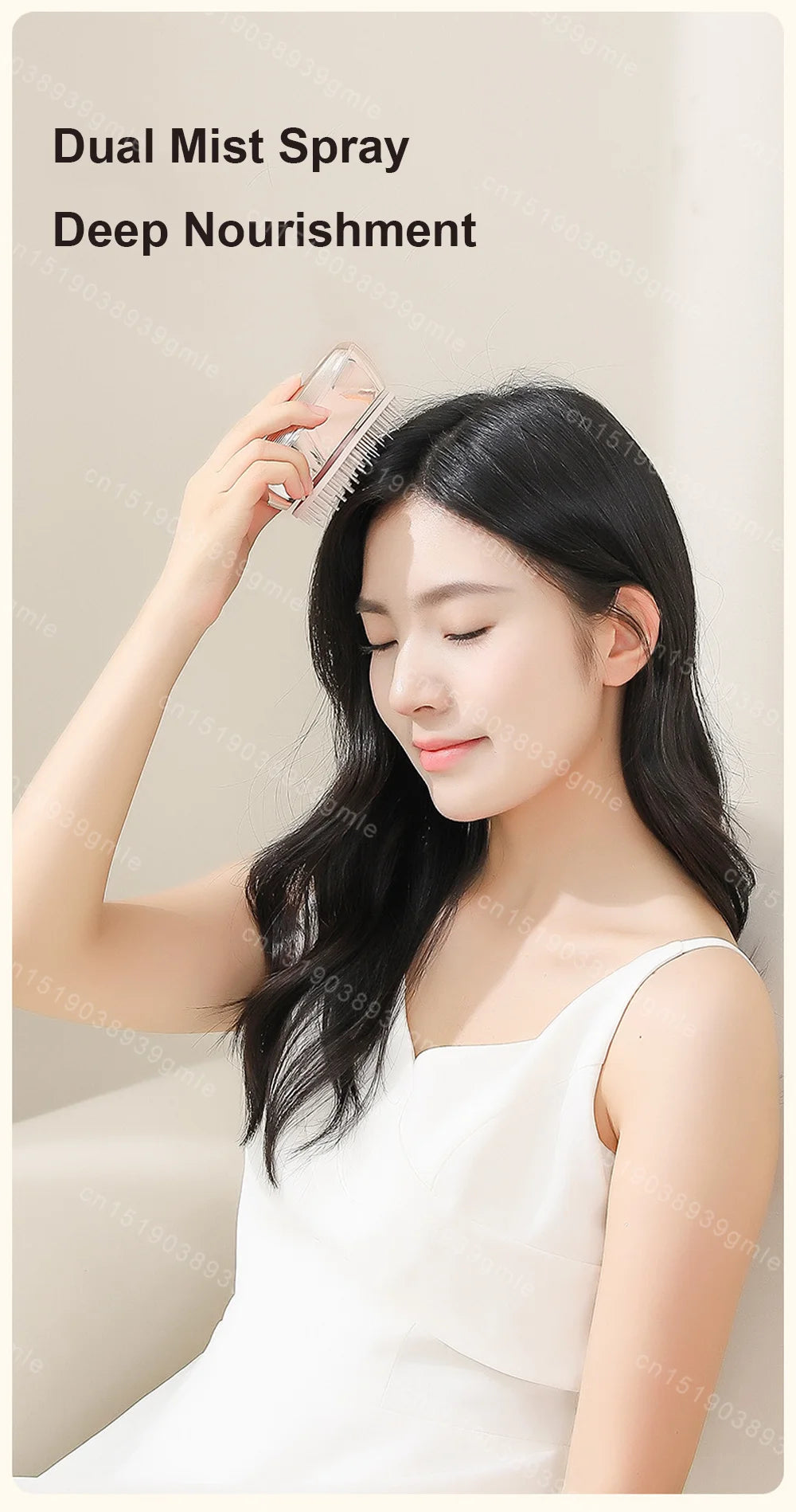 Massage Comb Electric Spray Massager Essential Oil Hair Growth Vibration Atomized Anti Hair Loss Scalp Portable Care Tools