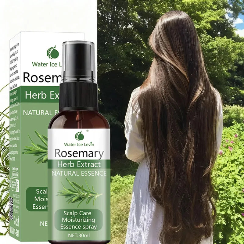 Rosemary Essential Oil For Hair, Moisturizing & Strengthening Treatment, Repairs Damaged Hair, Promotes Smooth Shiny Hair Growth