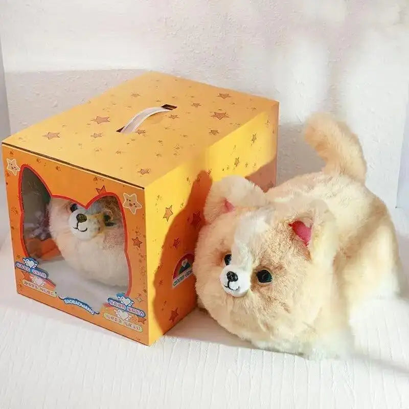 Simulation Interactive Huggy Cat Dogs Realistic Electric Plush Speak Electronic Accompanied Pet Doll Toy Kids Birthday Gifts