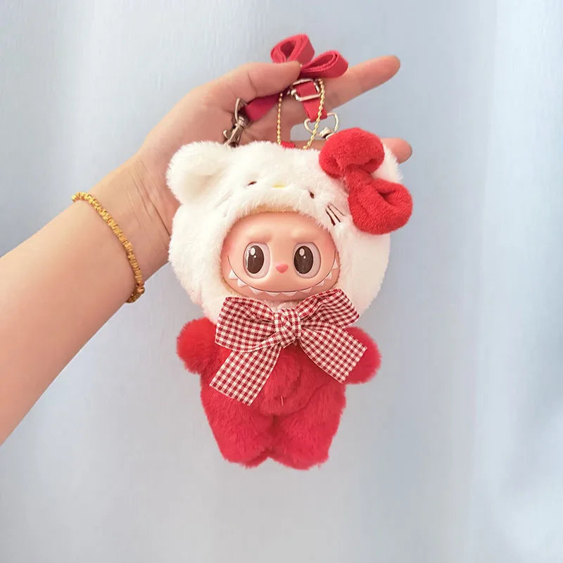 Cute Animals for Labubu Doll Clothing Set Hat 17cm Clothes Shoes Doll DIY Accessories Training Sitting Party Games Toys Gifts