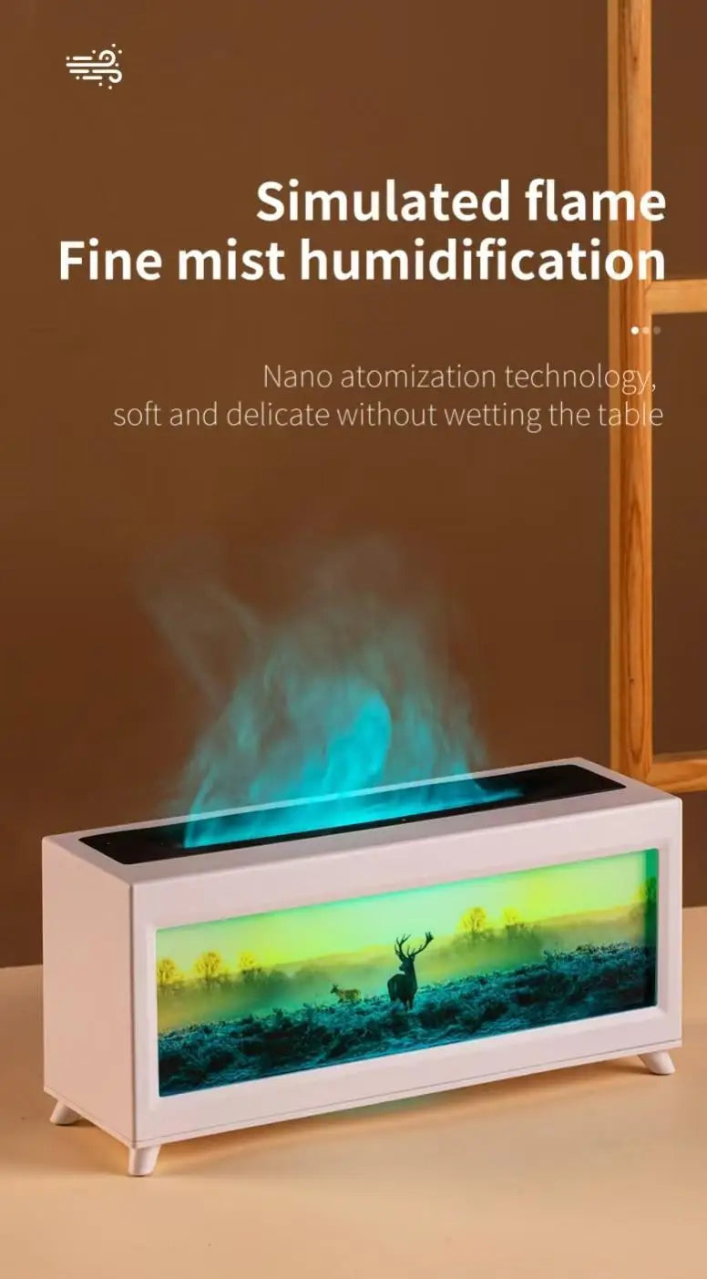 Christmas Elk Aromatherapy Machine, Intelligent Timed Power Off, Remote Control, Fine Mist Essential Oil Diffuser Humidifier
