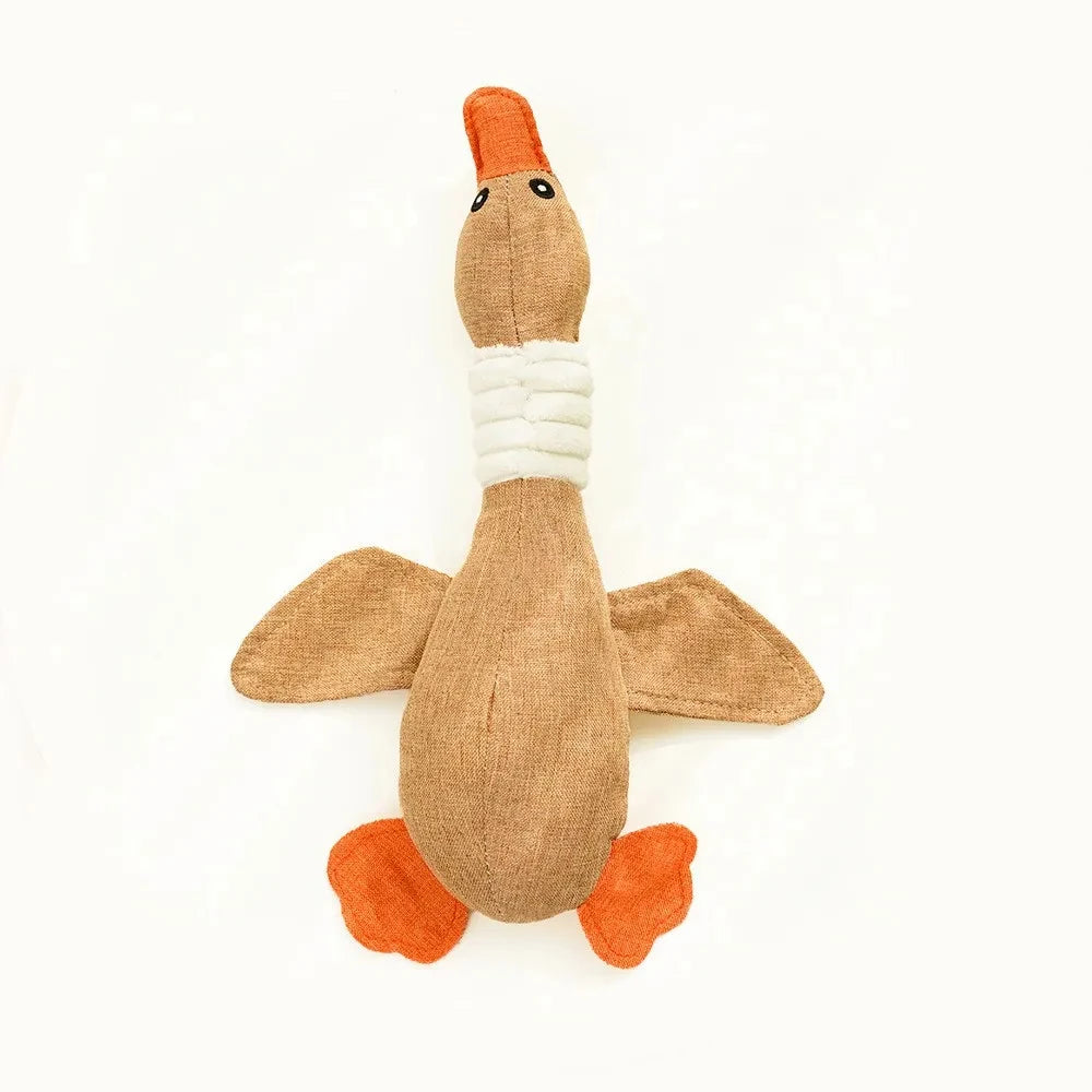 Pet Toys Geese Sound Bite Resistant Teeth