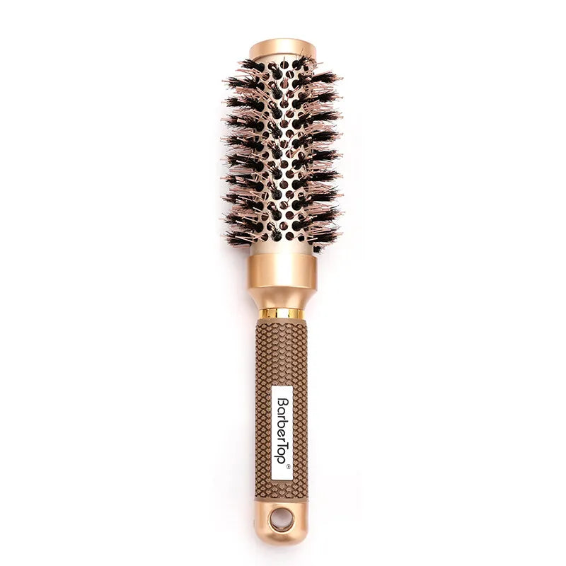 Pro Salon Hairdressing Comb Women's Curling Hairbrush Cylindrical Hairdresser Brushes Barbershop Styling Tool Accessories Tools