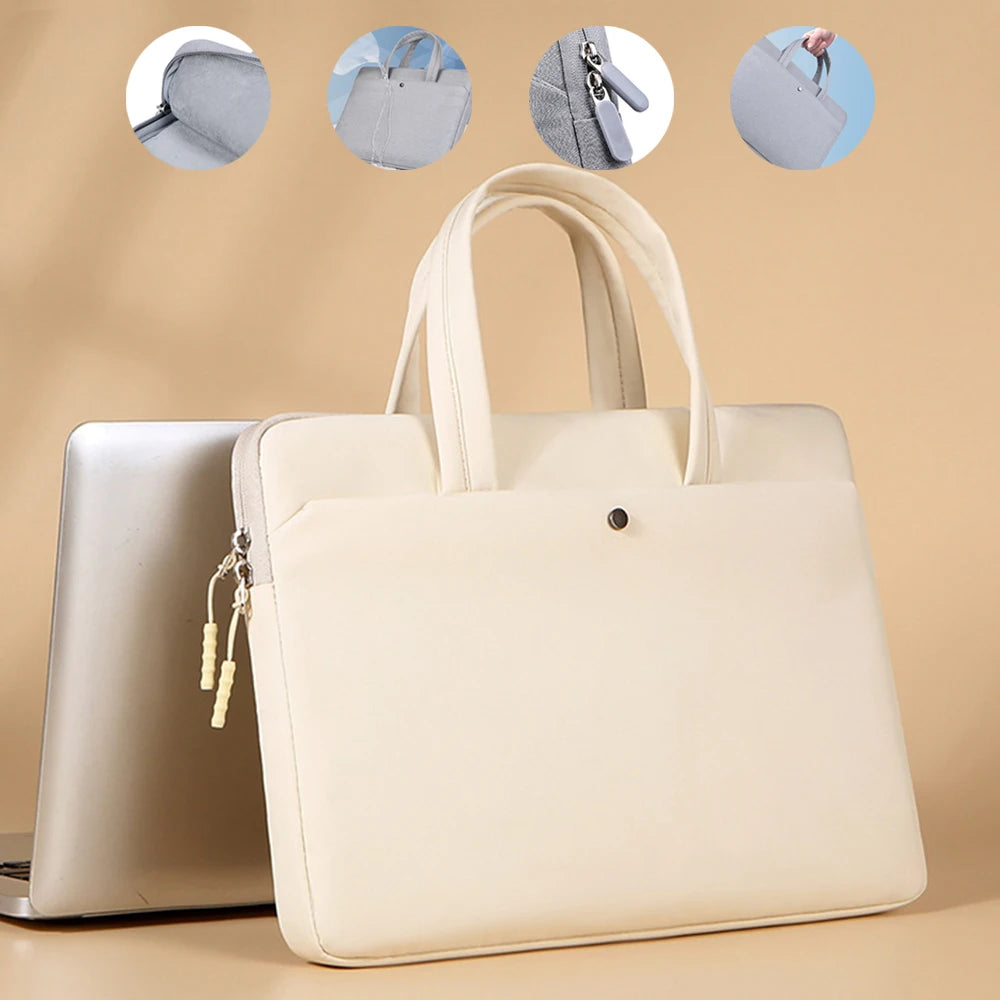 CASEPOKE Women Laptop Case 13.3in 14.6in 15.6in Handbag for Tablet Moblie Phone Laptop Bag for Macbook Air Pro Lenovo Xiaomi HP