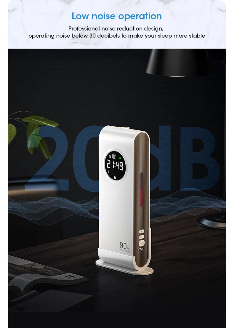 Essential Oil Diffuser Smart Mini USB Charging Ultrasonic Aromatherapy Automatic Atomization Air Purifier for Home Office