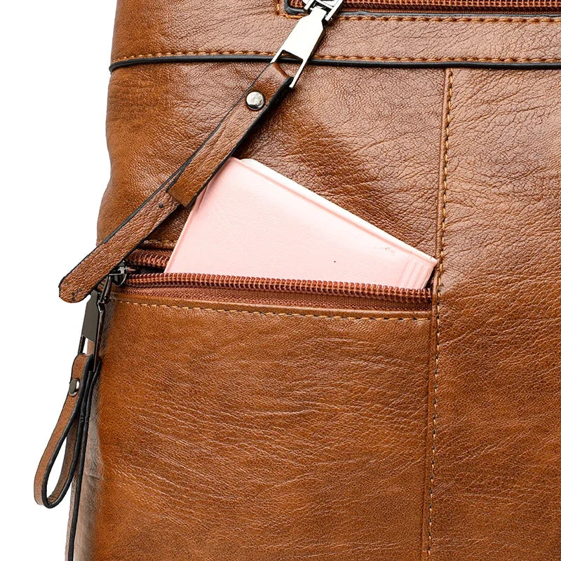 Elegant Handbags For Women High Quality Pu Leather Top-Handle Bags Purse Ladies Shoulder Crossbody Bag Casual Tote bolso purses