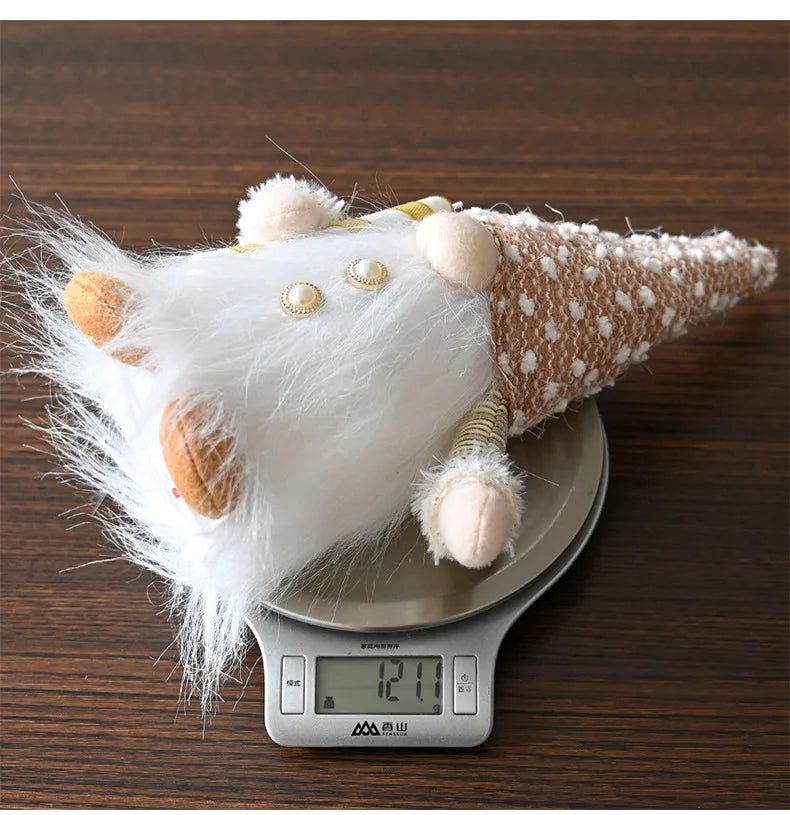 2025 Christmas Gift Gnome Doll Couple Led Night Light Sledge Elf Ski Home Xmas Decoration for 2026 New Year Valentine Gift