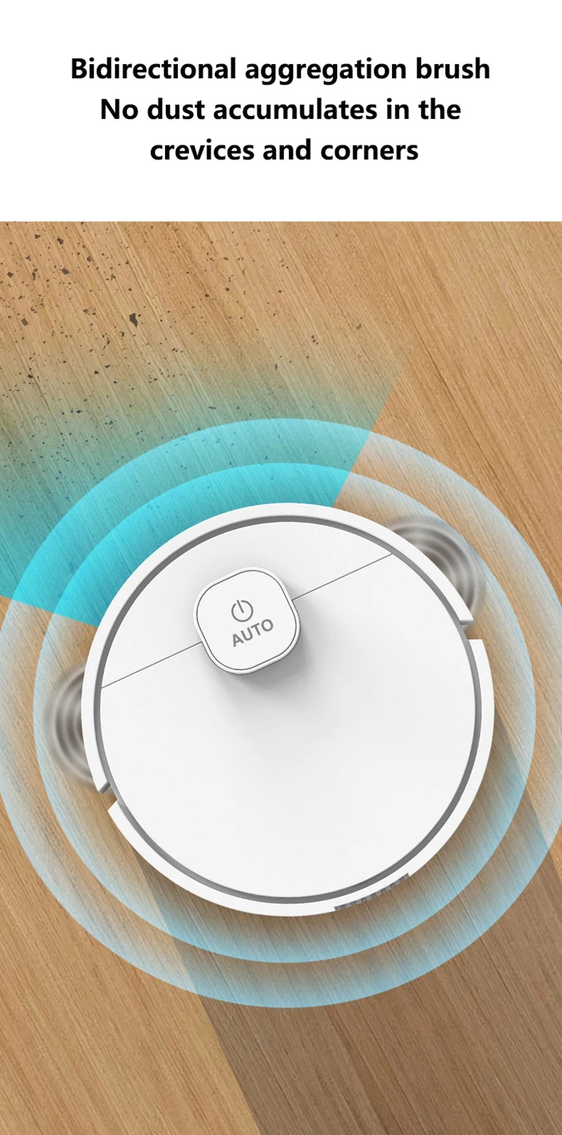 Midea 3-in-1 Smart Sweeping Robot Smart Cleaner Rechargeable Fully Automatic Vacuum Cleaner Sweep Debris Pet Hair Home Appliance