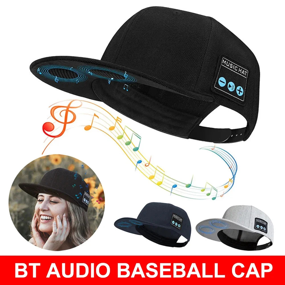 Music Hat Wireless Bluetooth Speaker Hat Baseball Cap & Headphones Supports Volume Control Motion Music Hedset With Microphone