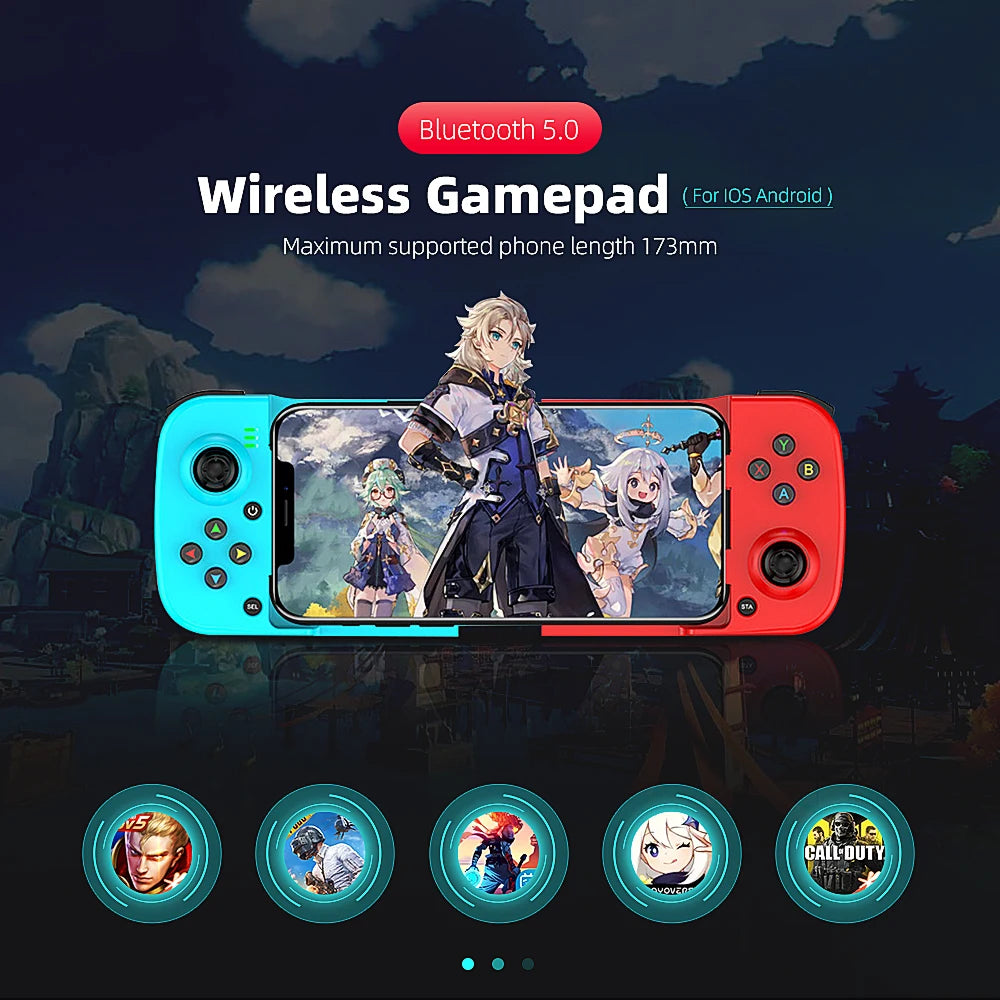 Mobile Controller Pubg For iPhone Android Cell Phone Gamepad Control Bluetooth Joystick Trigger Game Pad Cellphone Smartphone