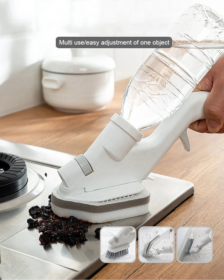 Kitchen cleaning brush Kit All Purpose Cleaner Auto Tires Cleaning Tools for Tile Bathroom Kitchen Plastic Scrubber Brushes 5pcs