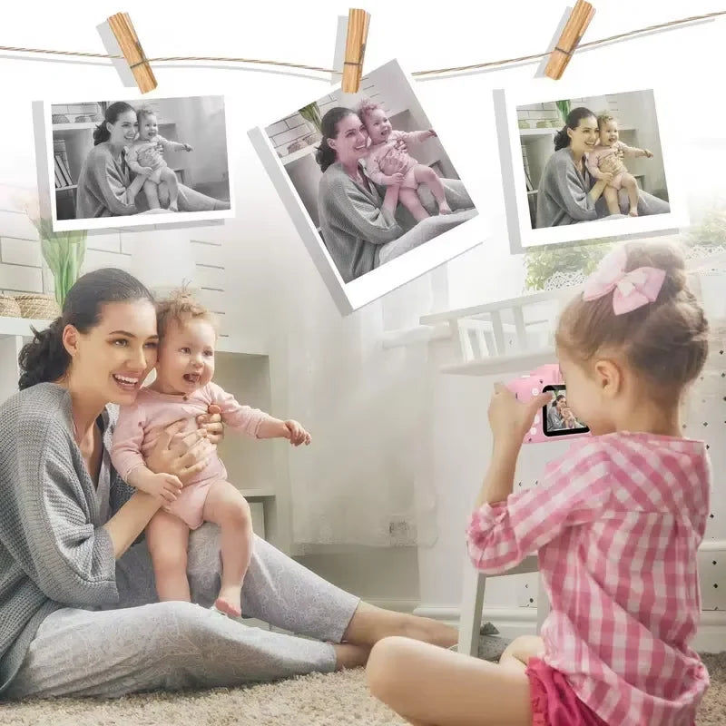 ZWN Children Digital Cameras 1080P HD Camera Video Toys 2 Inch Color Display Outdoor Camera SLR Camera Kid Toy+TF Memory Card