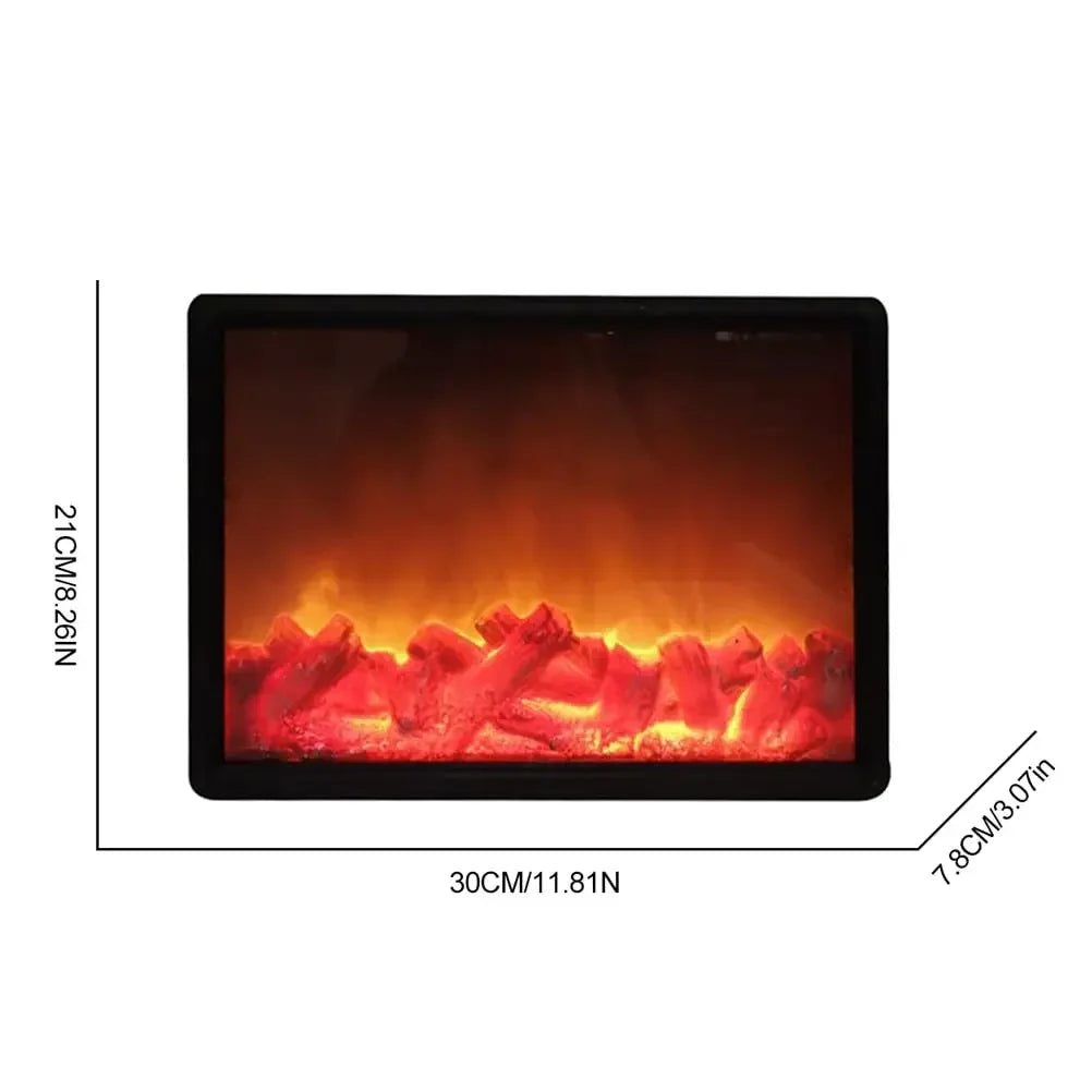 Christmas LED Flame Lamps Simulated Fireplace Light Lamps Flame Effect Light For Outdoor Indoor Table Window Terrace