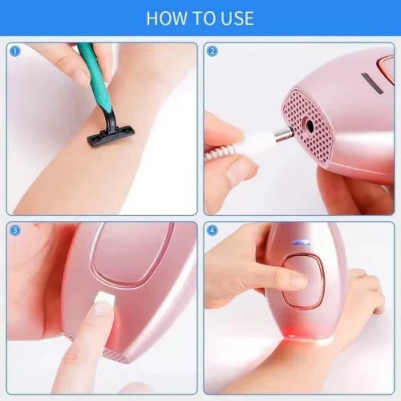 Laser photon skin rejuvenation and hair removal device for whole body painless hair removal device for men and women