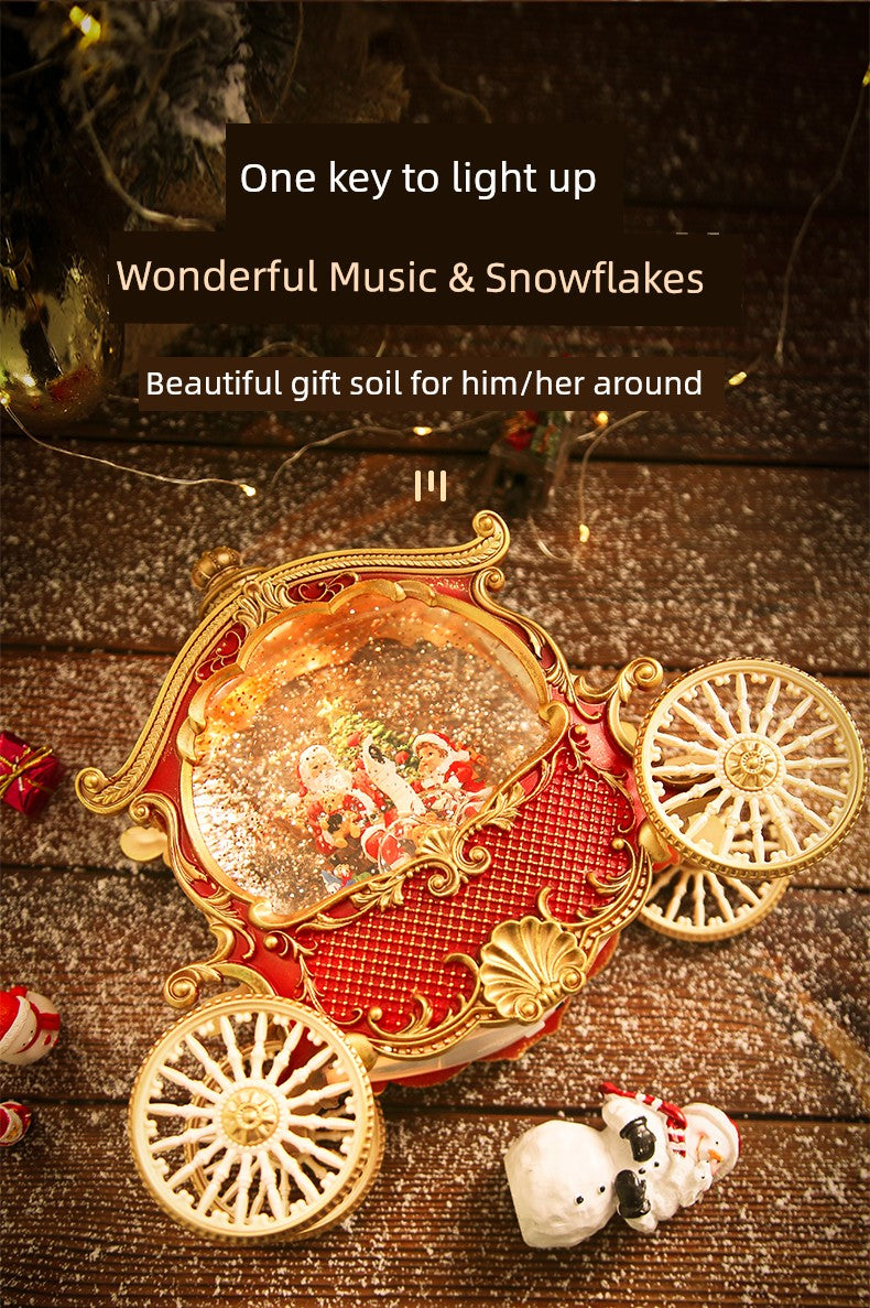 Christmas Tree Decoration Scene Decoration Decoration Elderly Snowflake Desktop Small Night Lamp Kids Gift Decoration Atmosphere