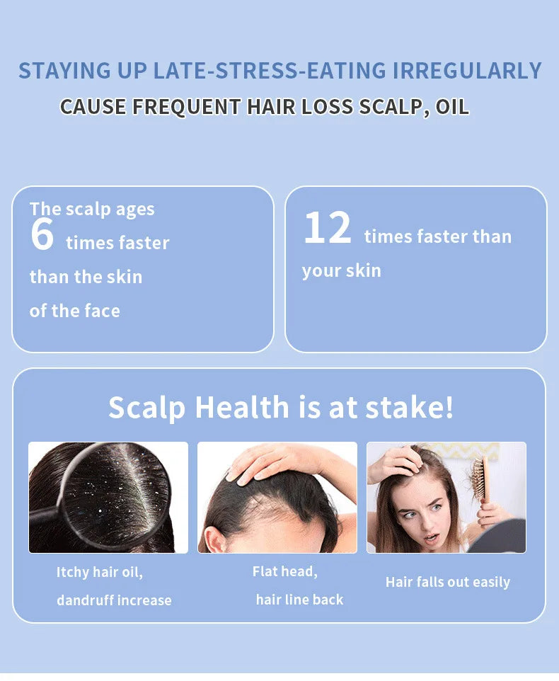 Electric Spray Massage Comb Hair Growth Vibration Head Massager Brush LED Anti Hair Loss Scalp Liquid Medicine Atomizing Comb