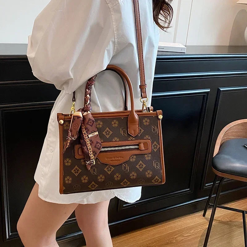 2025 New Womens Minimalist Tote Bag Large Capacity Practical Design Perfect Companion for Daily Commuting Travel