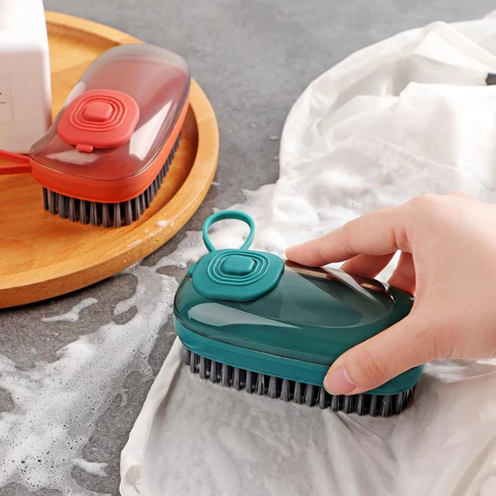 Multifunctional Automatic Liquid Cleaning Brush Soft Shoe Brush  Clean Wash Shoe Artifact Laundry Brush Household Brush Clothes