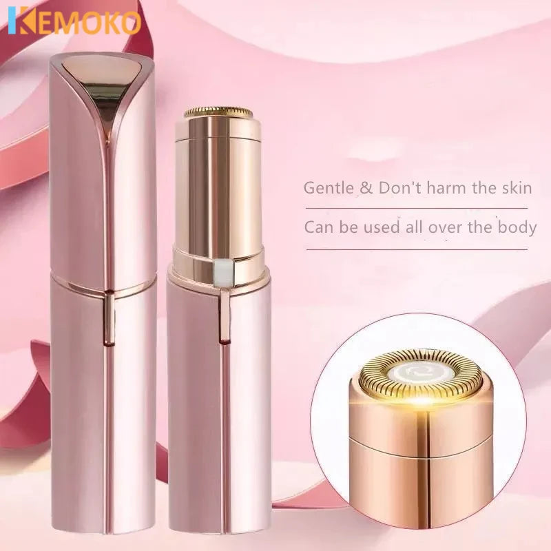 Electric Hair Removal Machine Eyebrow Trimmer Hot Sales Portable Lipstick Shaver Women's Remover Mini Shaver Electric Trimmer