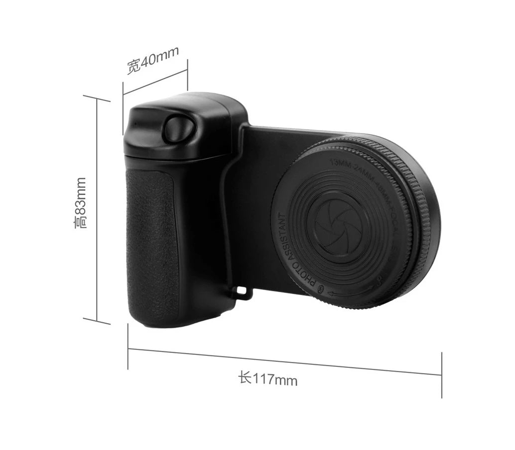 2025 Smartphone Camera Shutter Grip Bluetooth Selfie Handle Camera Photo Stabilizer with Fill Light for Iphone Android MagSafe