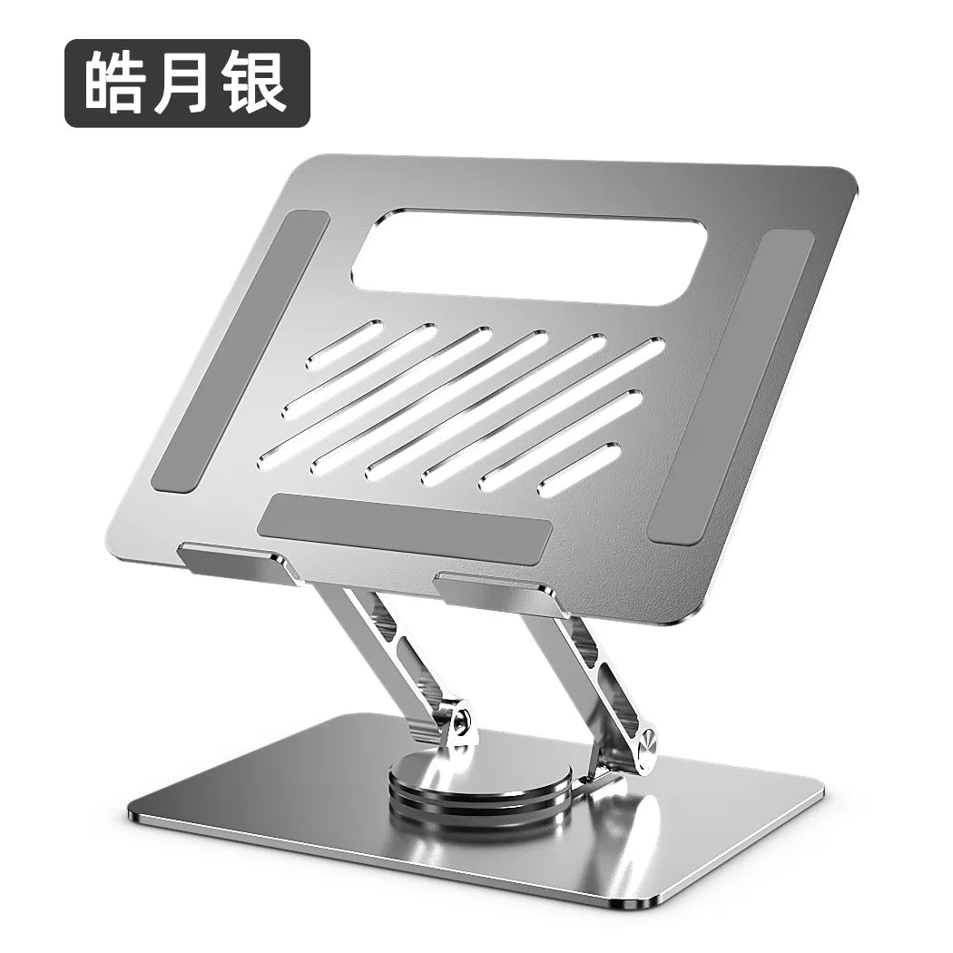 360 Swivel & Adjustable Laptop Stand for Desk Foldable & Portable Computer Stand for All Laptops up to 15.6 inches