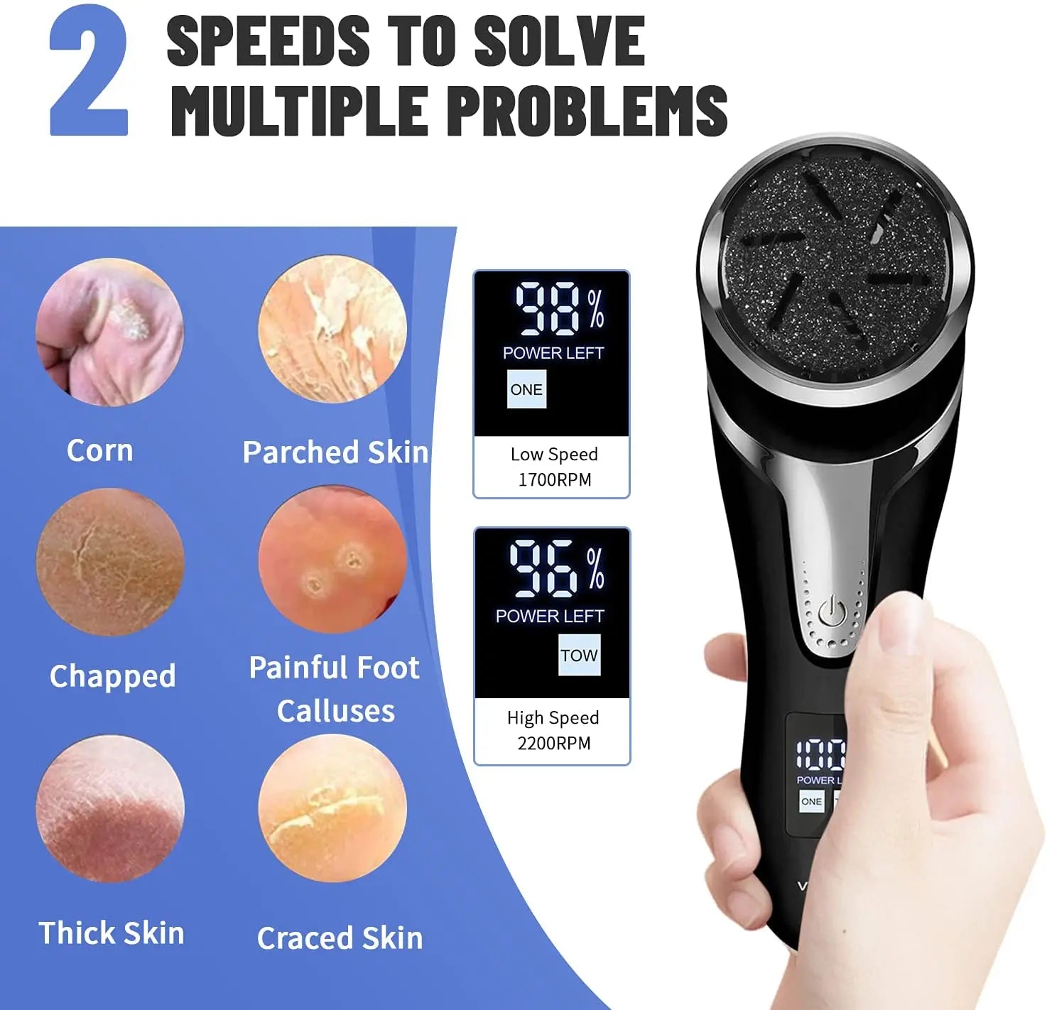 Pedicure Machine Callus Remover Pedicure Tools Professional Foot Dead Skin Remover Foot Grinder Electric Foot Grinder Elec