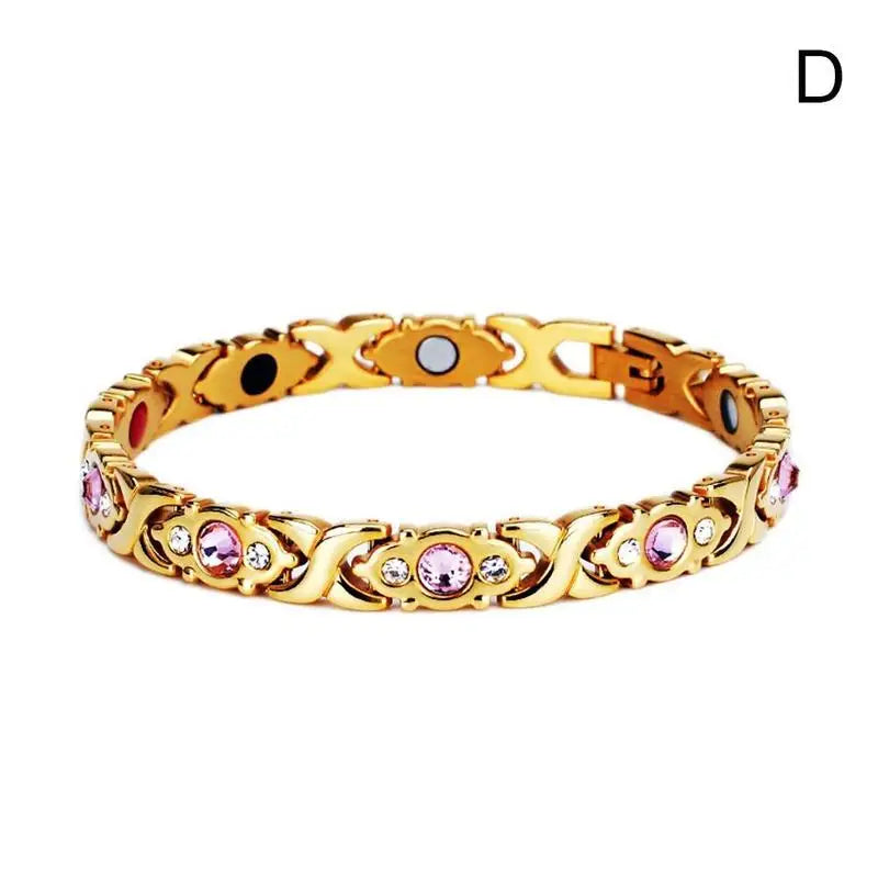 Slimming Energy Magnet Bracelet Men Women Twisted Weight Bracelet Loss Jewelry Sleep Bangle Soothing Therapy Magnetic Healt D2u3