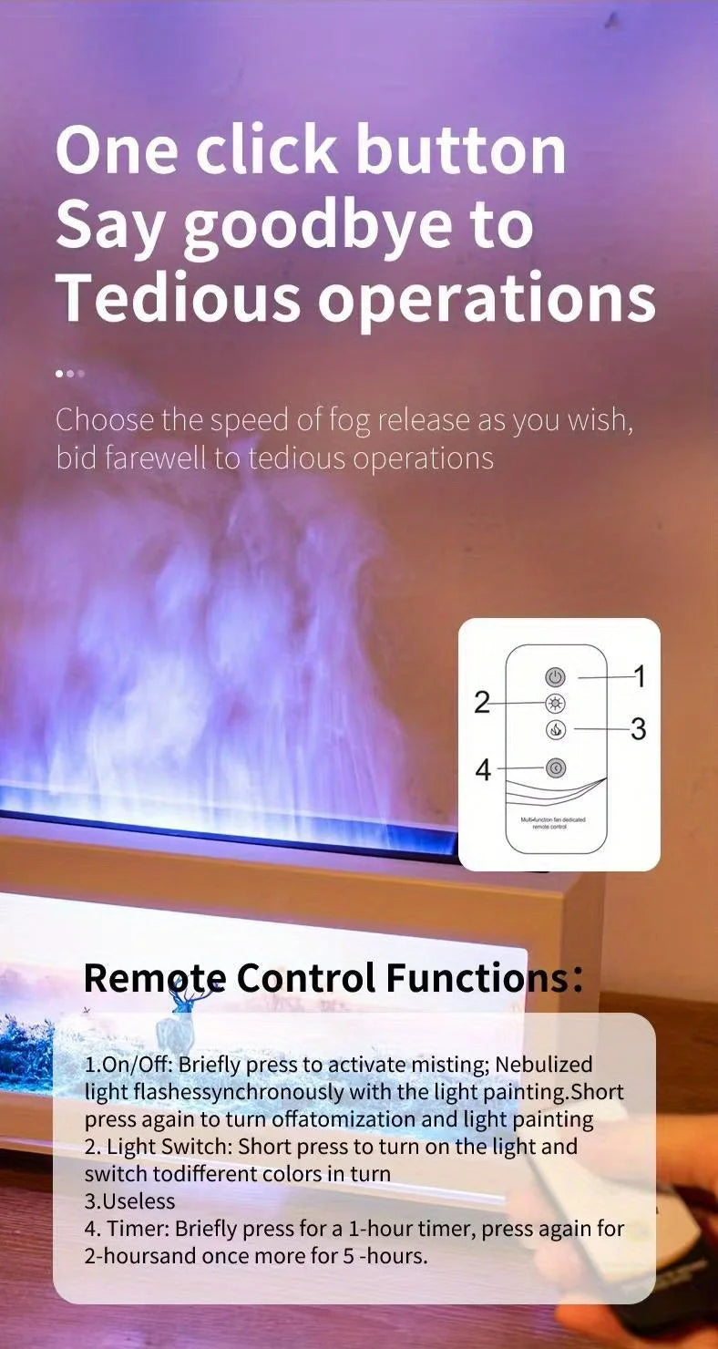 Christmas Elk Aromatherapy Machine, Intelligent Timed Power Off, Remote Control, Fine Mist Essential Oil Diffuser Humidifier