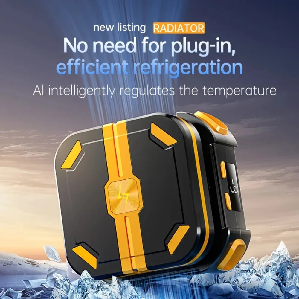 P70 NEW 10W Mobile Phone Semiconductor Cooling Fan Radiator with 2000mAh Battery PUBG Game Cooler for IPhone Android Universal