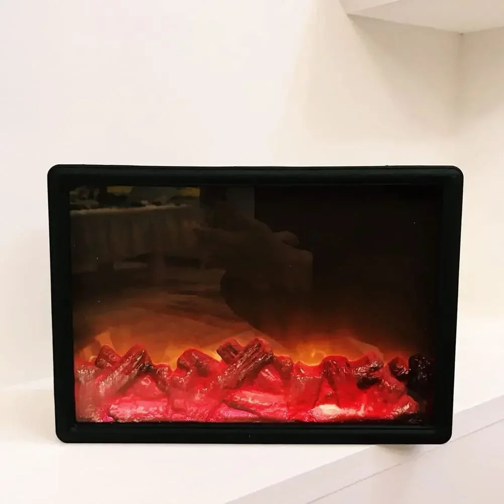 Christmas LED Flame Lamps Simulated Fireplace Light Lamps Flame Effect Light For Outdoor Indoor Table Window Terrace